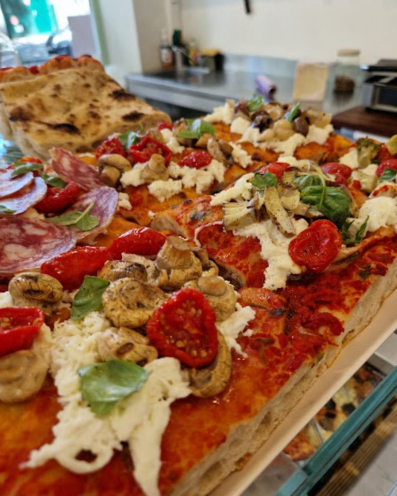 Focaccia italienne à emporter chez Honorati Paris 19e